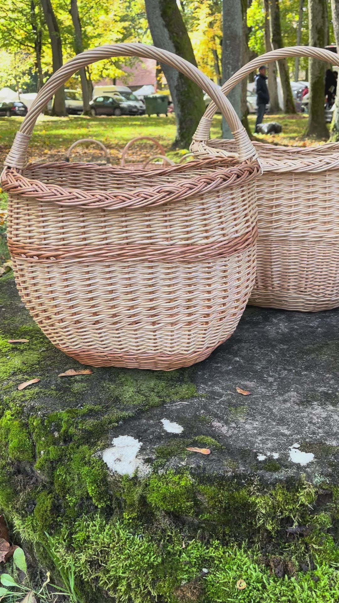 Wicker basket 055b