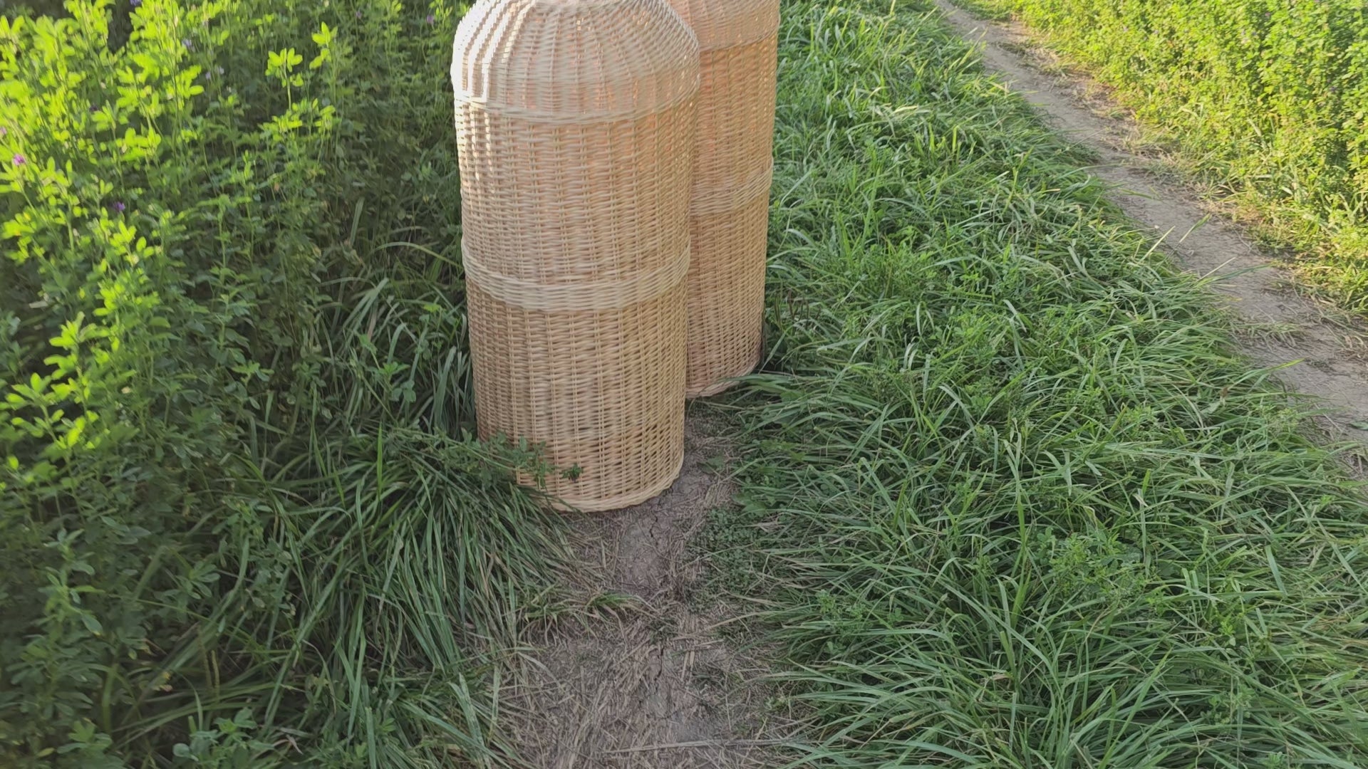 Wicker gas cylinder cover 034b