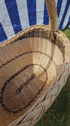 Wicker basket 029r