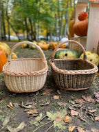Wicker basket 053b - NaturelyWoven wicker - handmade