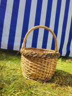 Wicker basket 008r - NaturelyWoven wicker - handmade