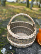 Wicker basket 006b - NaturelyWoven wicker - handmade