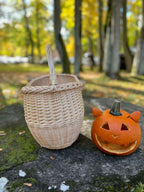 Wicker basket 055b - NaturelyWoven wicker - handmade