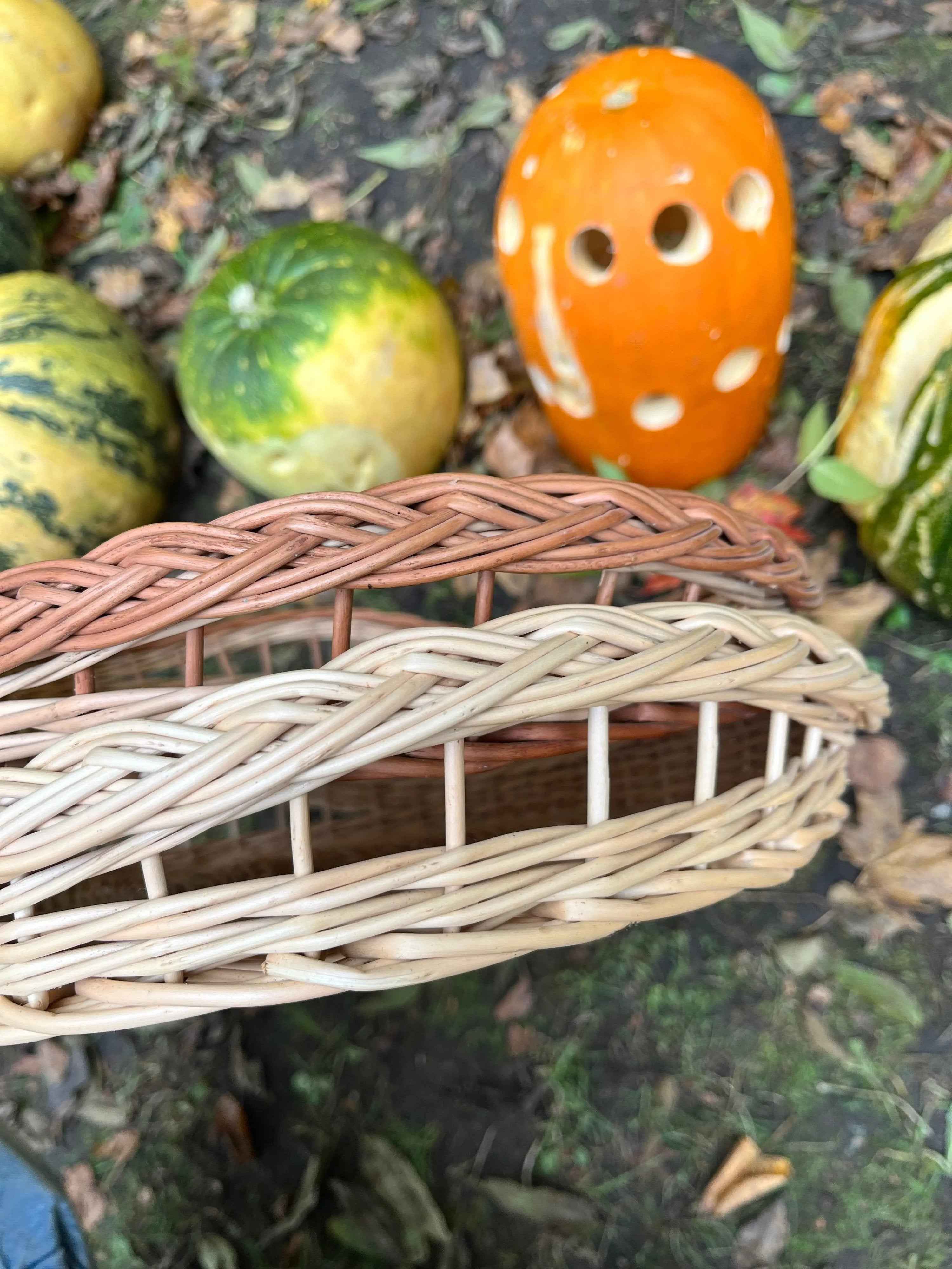 Wicker Tray 019b - NaturelyWoven wicker - handmade