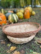 Wicker Tray 019b - NaturelyWoven wicker - handmade