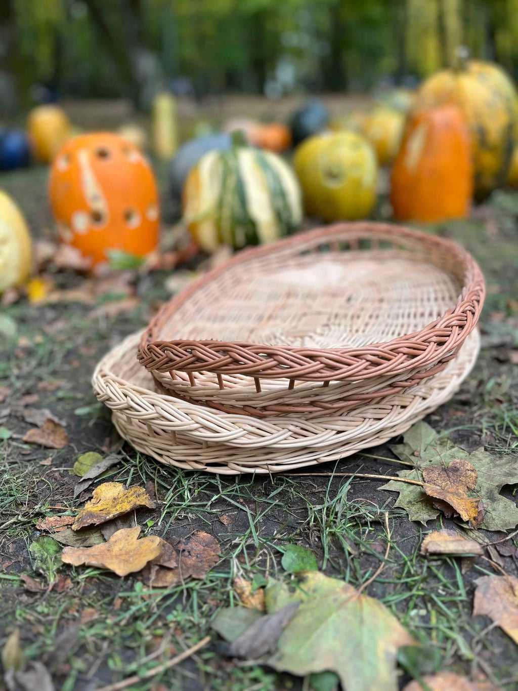 Wicker Tray 019b - NaturelyWoven wicker - handmade