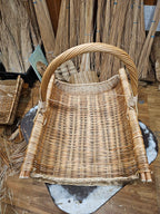Wicker basket 011r - NaturelyWoven wicker - handmade