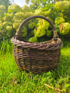 Small wicker basket 051b - NaturelyWoven wicker - handmade
