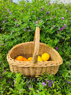 Small wicker basket 051b - NaturelyWoven wicker - handmade