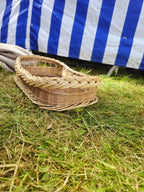 Wicker serving tray 006r - NaturelyWoven wicker - handmade