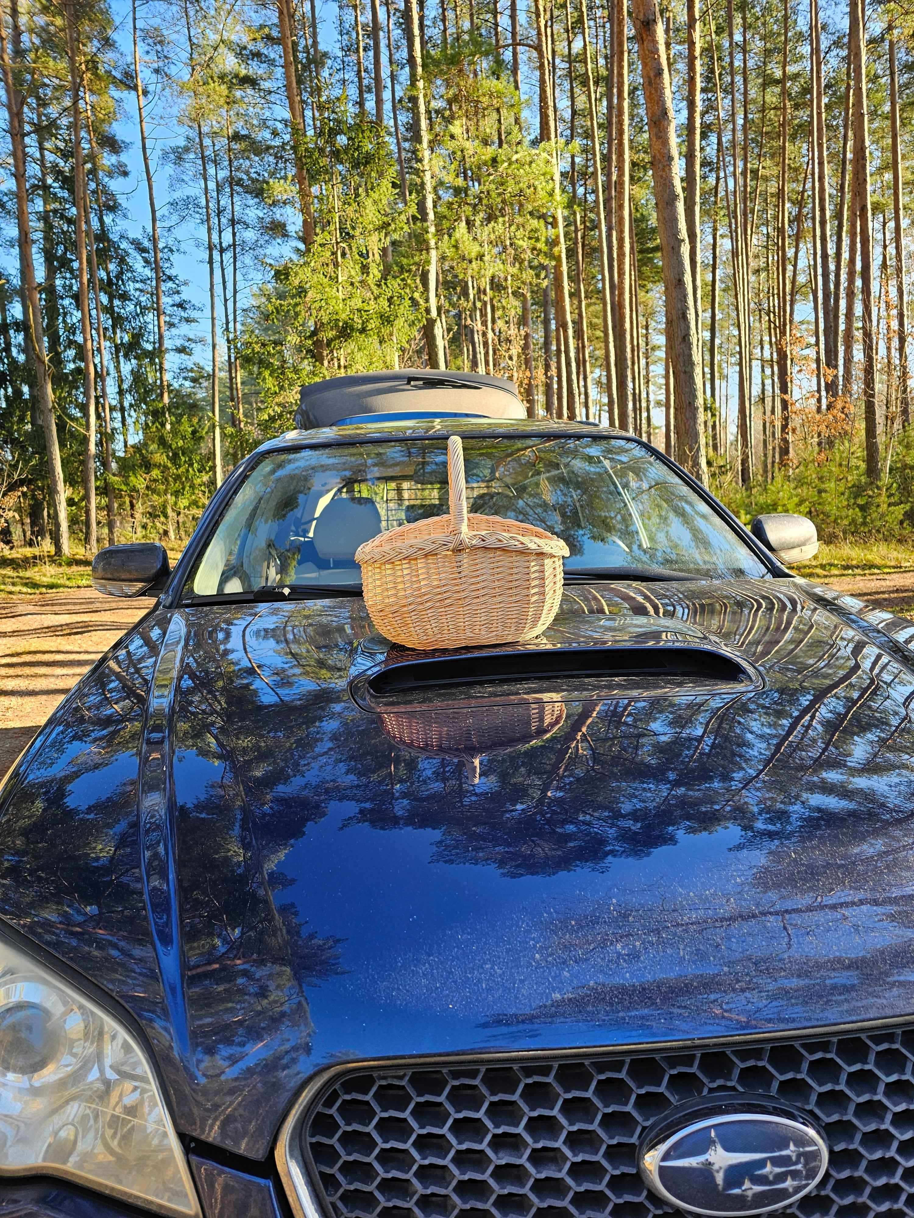 Small wicker basket 051b - NaturelyWoven wicker - handmade