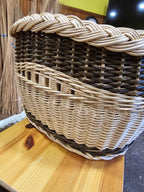 Wicker basket 042r - NaturelyWoven wicker - handmade
