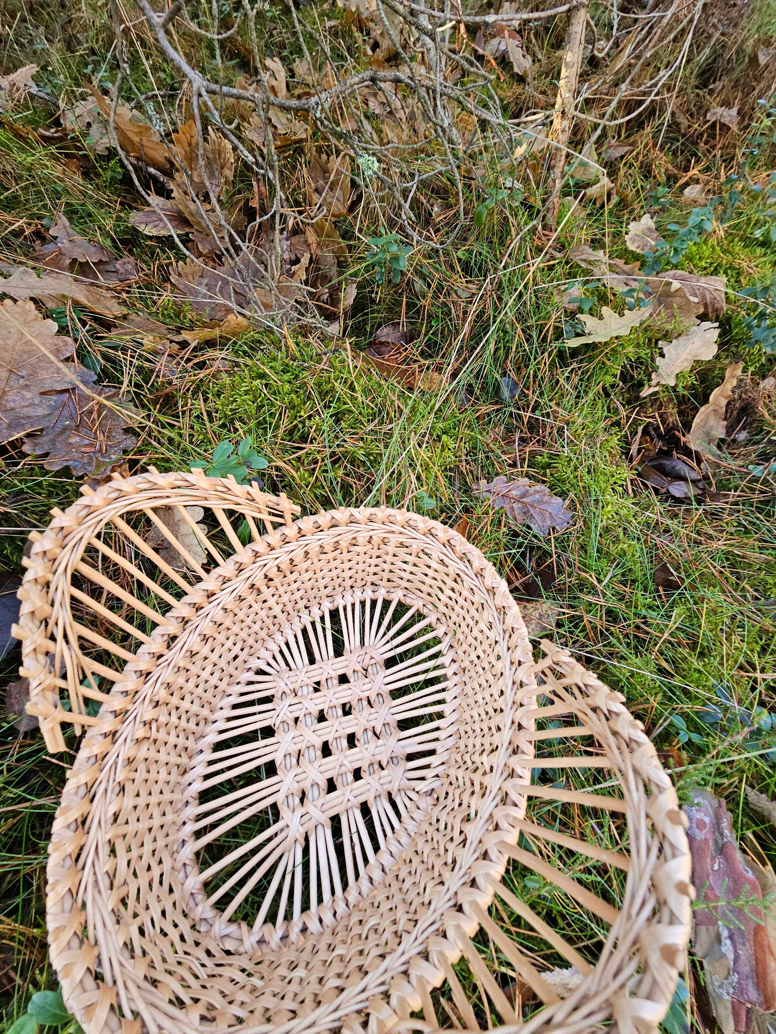 Wicker tray 037r - NaturelyWoven wicker - handmade