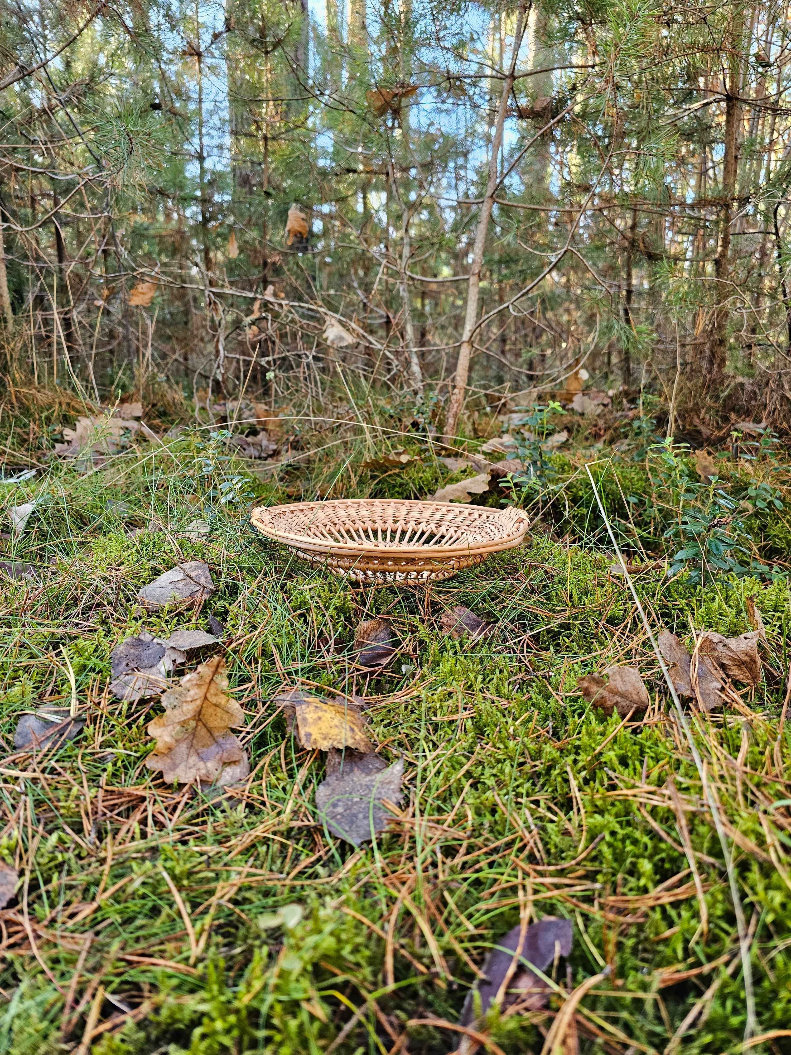 Wicker tray 038r - NaturelyWoven wicker - handmade