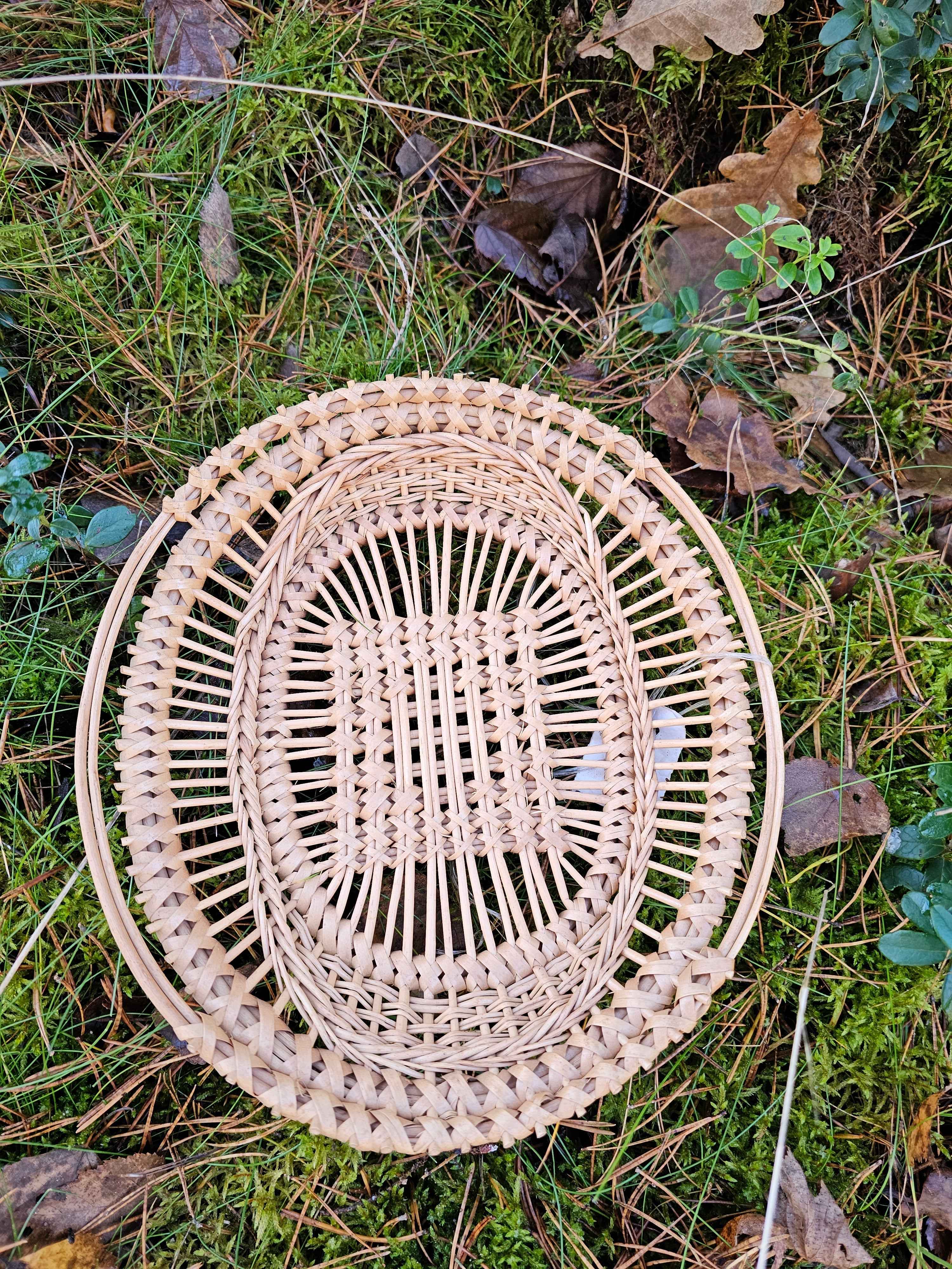 Wicker tray 038r - NaturelyWoven wicker - handmade