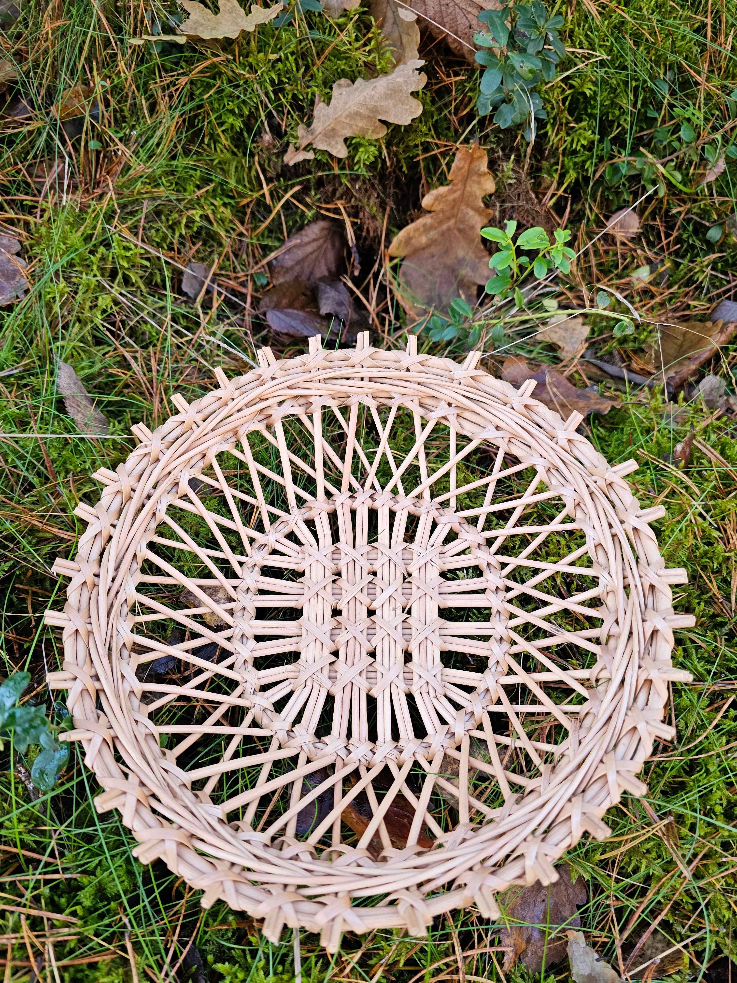 Wicker tray 038r - NaturelyWoven wicker - handmade