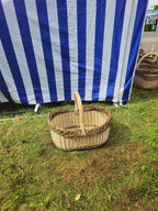 Wicker basket 025r - NaturelyWoven wicker - handmade