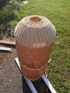 Wicker gas cylinder cover 034b - NaturelyWoven wicker - handmade