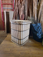 Wicker laundry basket 035r - NaturelyWoven wicker - handmade