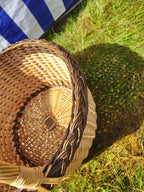 Wicker basket 020r - NaturelyWoven wicker - handmade