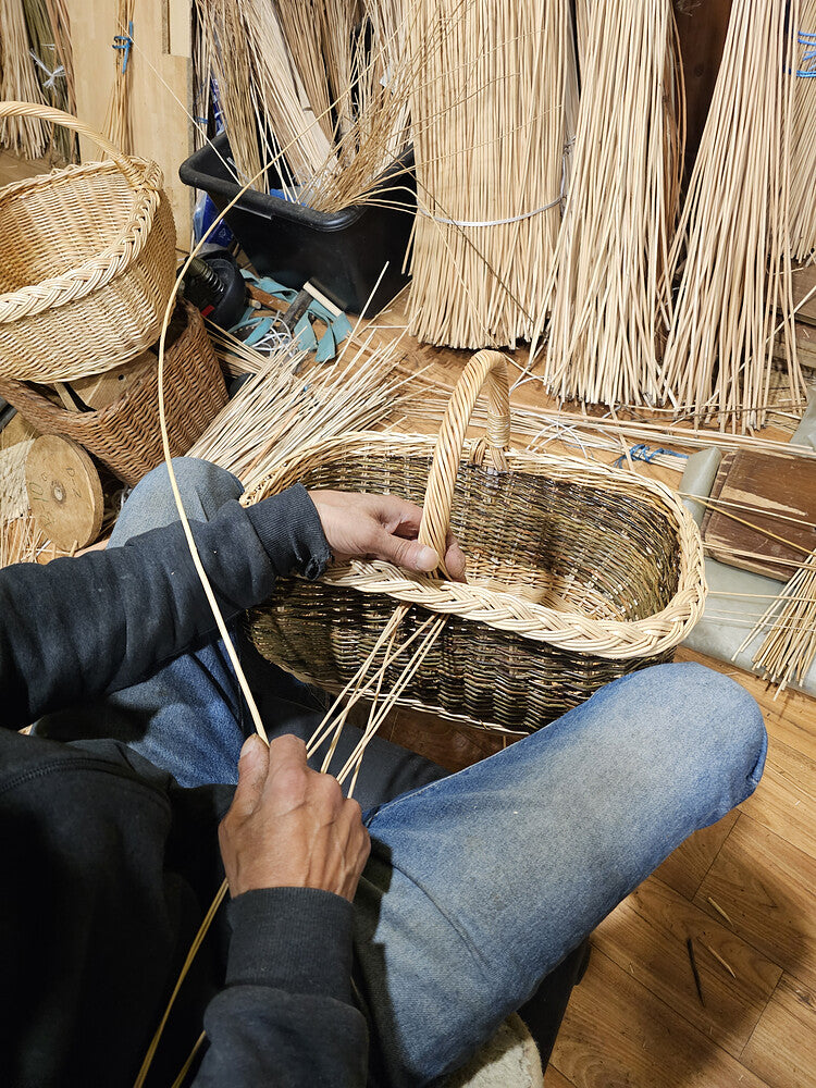 Woven entirely by hand